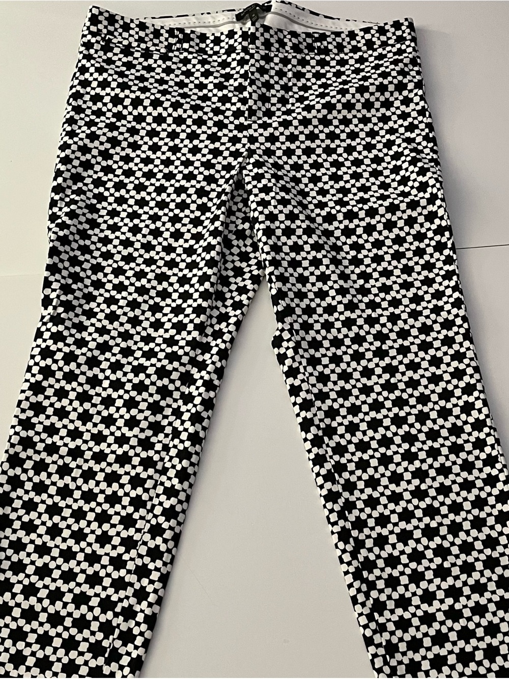 Banana Republic Sloan Slim Ankle Pants Geometric Print 14